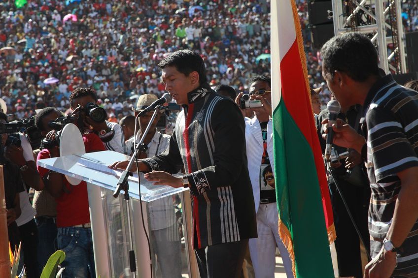 Dans le cadre du IIè anniversaire de la IVèRépublique, le couple présidentiel, Andry et Mialy Rajoelina, a inauguré le «Coliseum de Madagascar» sis à Antsonjombe. 3è partie. Photos: Harilala Randrianarison