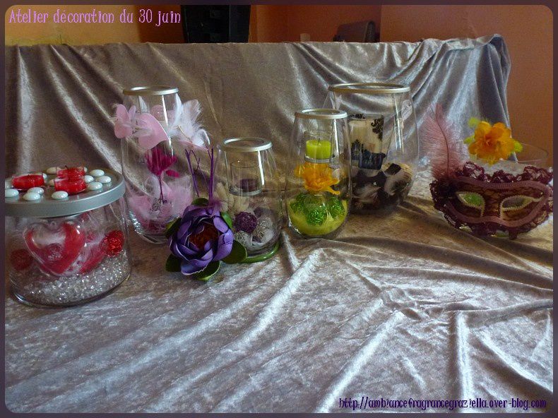 Table + Créations de l'atelier décoration avec les accessoire PartyLite ...