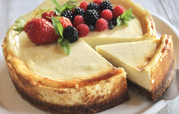 Cheesecake léger aux spéculos et fruits rouges