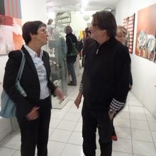 Galerie Reg'Art-confrontations Madame la Ministre Valérie FOURNEYRON nous rend visite