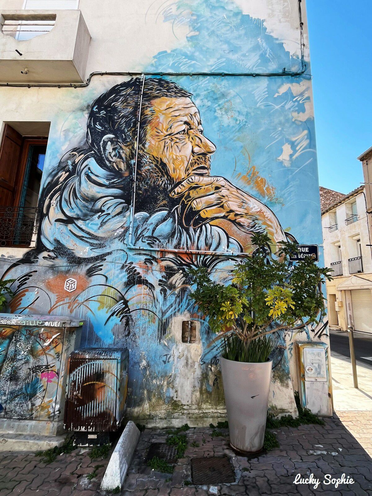Balade street art à Sète - Lucky Sophie blog famille voyage