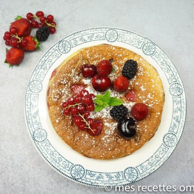 clafoutis soufflé aux fruits rouges 