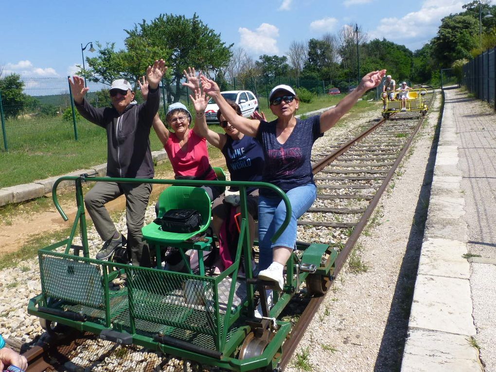 SORTIE VELORAIL Pourcieux 24/05