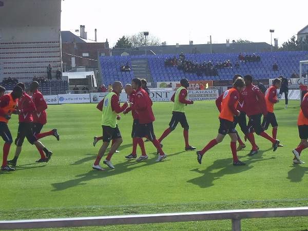 Match Boulogne-sur-mer contre St Etienne, décisif pour le maintien en ligue 1, le 05 mai 2010