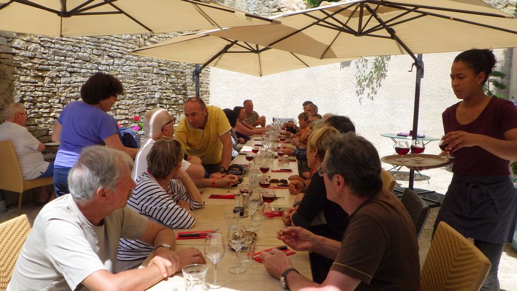 Auberge du Coteau à Villars Fontaine - dernier repas avec Pascal notre guide.