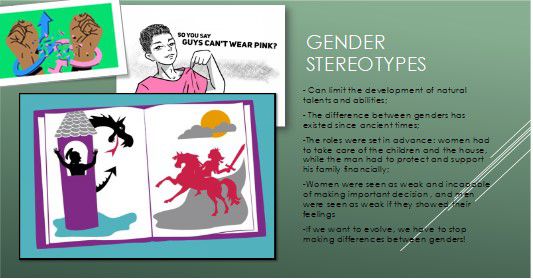 VIC On Line and Gender Stereotypes 