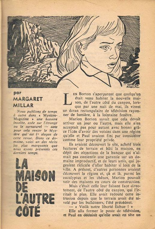 Des nouvelle parues dans Mystère Magazine et une critique parue dans le n° 72 de janvier 1954