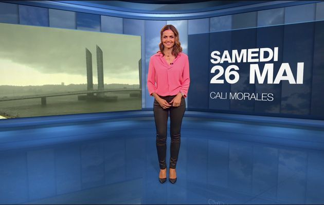 Cali Morales Météo M6 le 26.05.2018