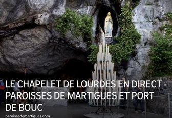 LE CHAPELET DE LOURDES EN DIRECT AVEC LES MARTÉGAUX 
