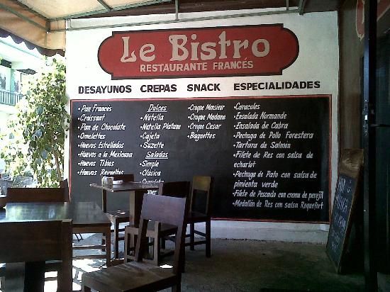 Le bistrot, restaurant français situé à Tulum, suivi des deux discothèques les plus peuplées.
