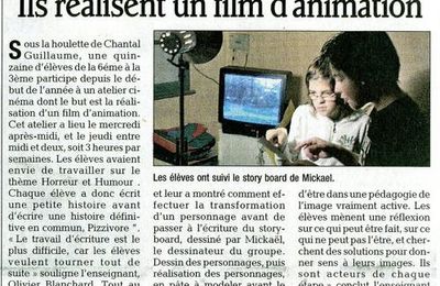 Article sur les Cinévores, publié dans Le Dauphiné du 8 mai 2008.