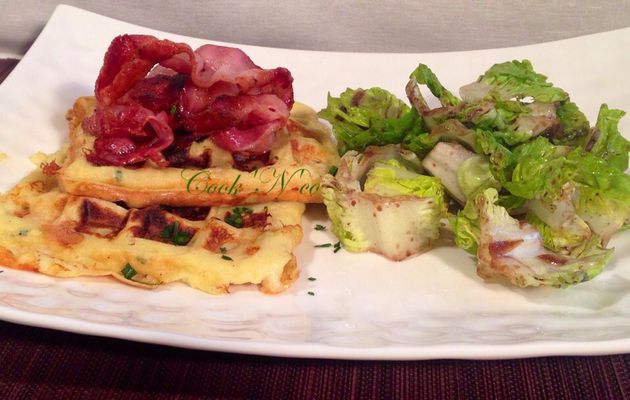 Gaufres façon tartiflette (pour 6 gaufres)