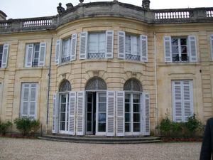 Château du Taillan, façade jardin & le retable