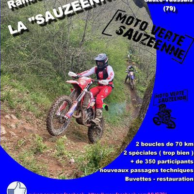Rando moto La Sauzéenne le dimanche 8 octobre 2023 à Sauzé-Vaussais (79) 