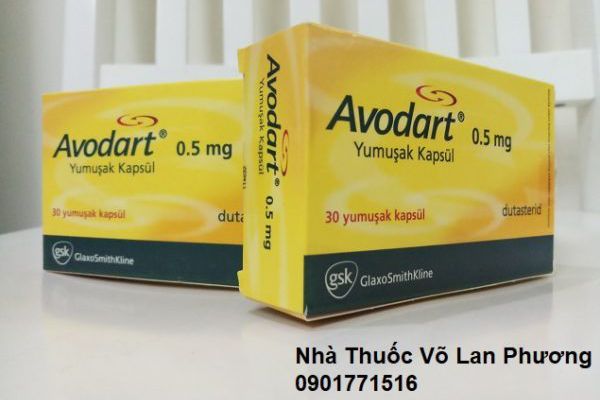 Thuốc Avodart 0,5mg Dutasteride chữa phì đại tiền liệt tuyến
