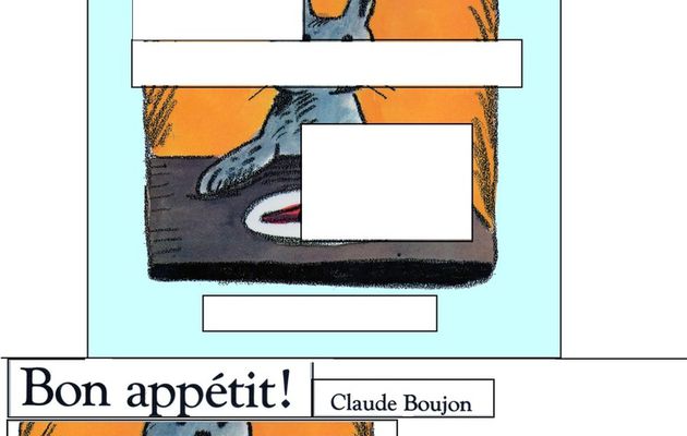 Bon appétit Monsieur Lapin, puzzle couverture