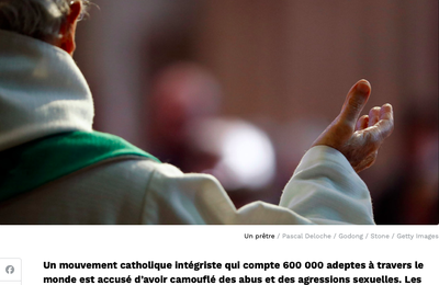 La Fraternité sacerdotale St-Pie X (FSSPX) «On estime qu'environ 60 prêtres peuvent avoir des comportements problématiques»