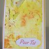 Une carte et mon premier mail art...