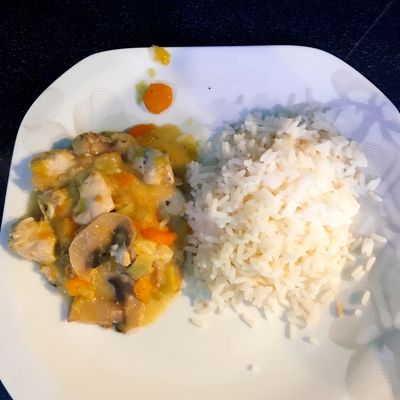 Blanquette de poulet au Cookeo