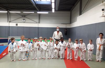 Les petits judokas récompensés avant le confinement