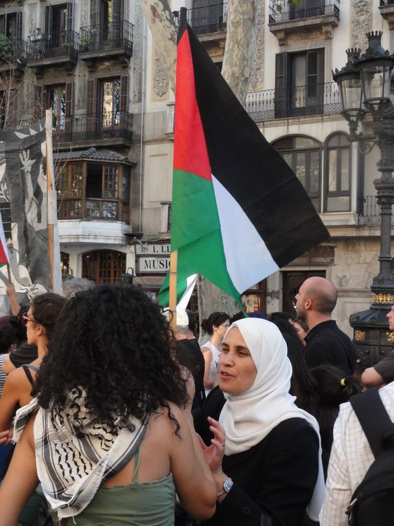 GAZA : Barcelone au rythme de l'actualité du Proche-Orient !