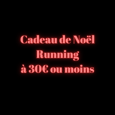 Cadeau de no?l pour runner à moins de 30