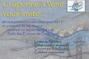 REUNION PUBLIQUE - VOEUX 2013