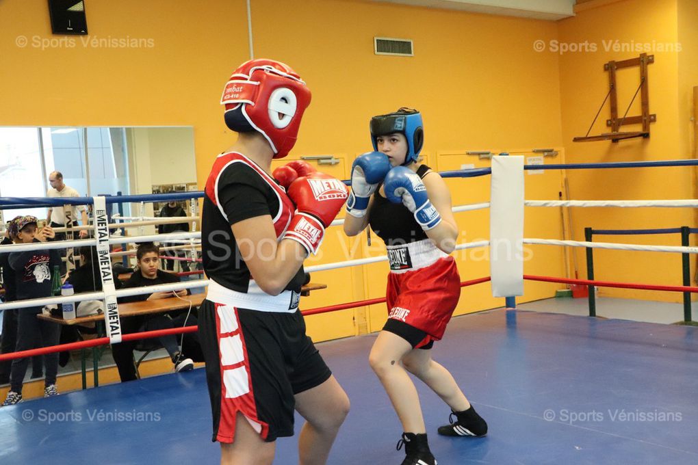 La boxe éducative féminine departementale avait rendez-vousà Vénissieux