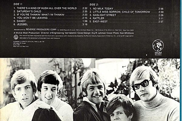 Herman's Hermits There's a kind of hush all over the world (MGM, 1967)