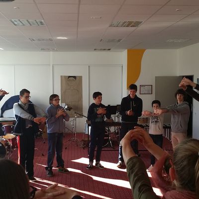 Retour en Images: intervention de "Mick de SAX" le lundi 19 octobre à l'école ouverte