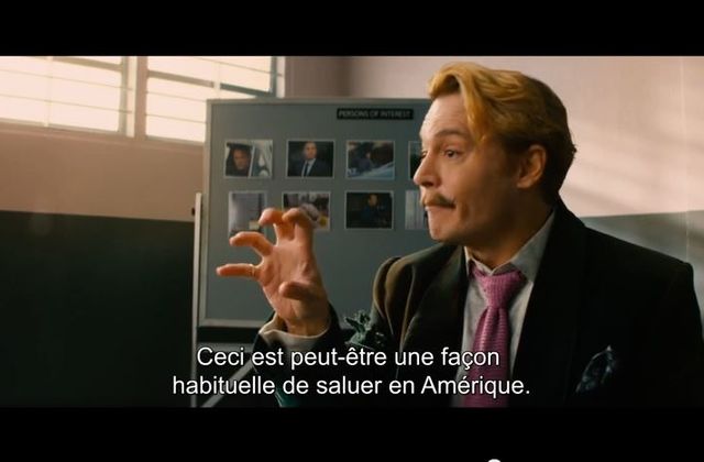 Bande-annonce de Mortdecai avec Johnny Depp (VOST).