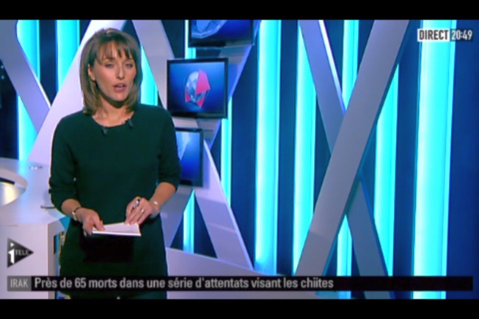 [2012 06 13] AMANDINE BEGOT - I>TELE - L'EDITION DU SOIR @20H45