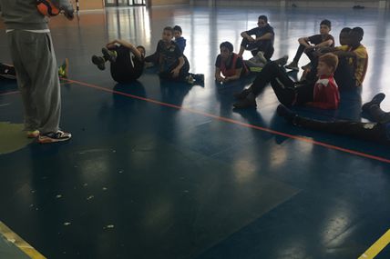 Entraînement futsal collège Utrillo