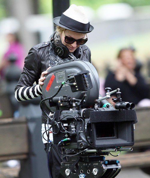 Madonna on the set of ''W.E.'' in Central Park, NY - September 17, 2010