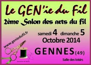 Le GEN'ie du fil à Gennes (49) les 4 et 5 octobre 2014