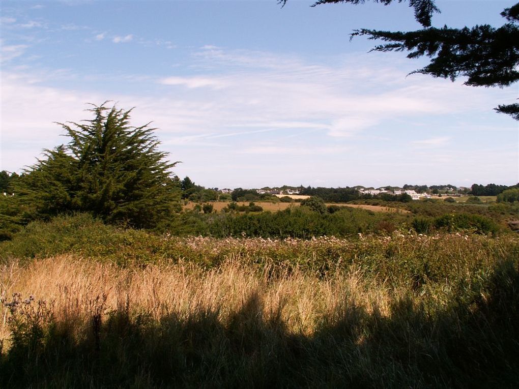 Mon tour de l'île en VTT fin juillet 2009.