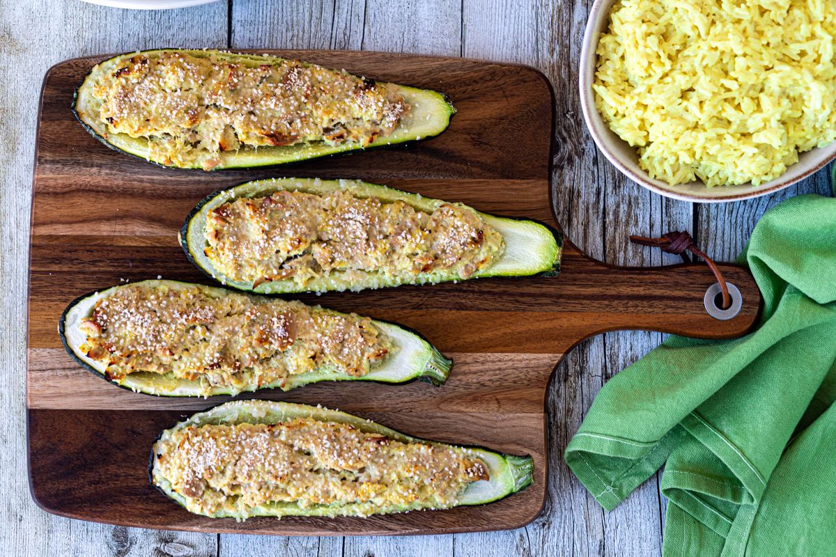 Recette Weight Watchers Courgettes Au Thon Courgettes farcies au thon - Amandine Cooking