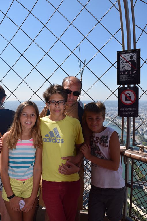 Vacances août 2016 : Paris Tour Eiffel