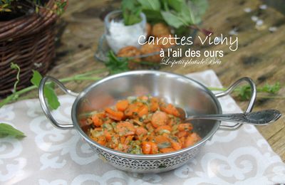 Carottes vichy à l'ail des ours