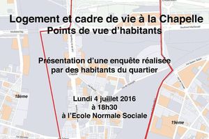 Enquête par les habitants du quartier