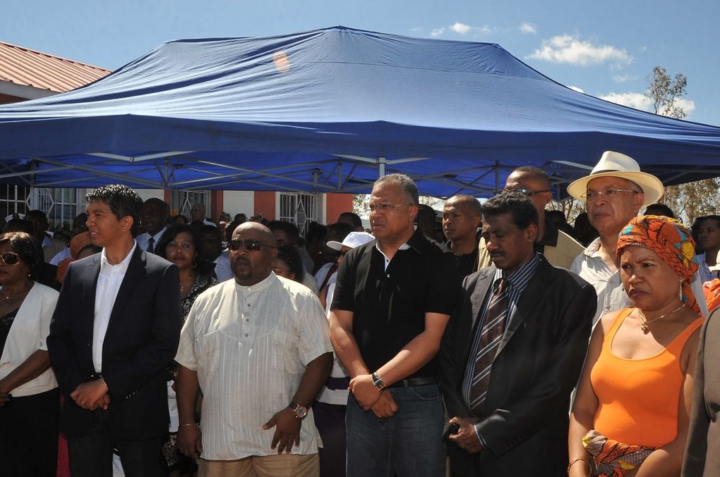 01.12.2012, Antsiranana. Inauguration de la Cité Mandroso par le président Andry Rajoelina. Seconde partie. Photos: Harilala Randrianarison