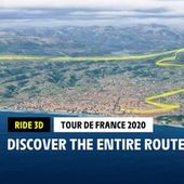 Parcours / Route 3D - Tour de France 2020