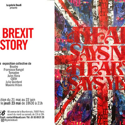 La galerie DEUX6 présente la toute première exposition parisienne dédiée au Brexit !