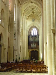 Nef de la cathédrale de Senlis