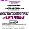 Conférence-débat sur les ondes électromagnétiques