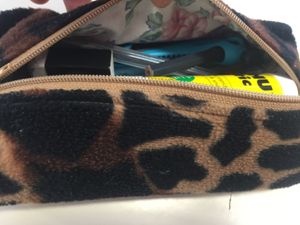 trousse ecolier faite maison, léopard et doré,  DIY - sur charlotteblabla blog