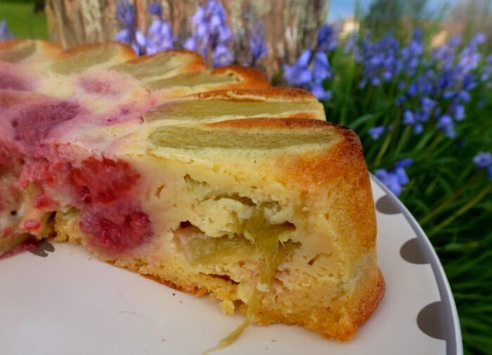 Gateau Rhubarbe Framboises Chez Vanda