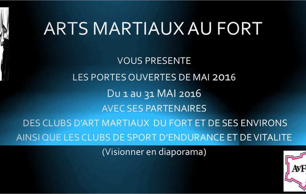 Arts Martiaux portes ouvertes Mai 2016