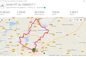 Sortie VTT du 10-08-2017