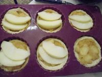 Tartelettes aux pommes et  crumble